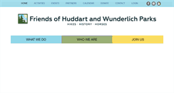 Desktop Screenshot of huddartwunderlichfriends.org